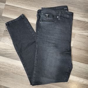 **like new** STS blue skinny jeans zipper detail